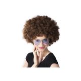 5DM Kahve Renk Kıvırcık Afro Bonus Peruk