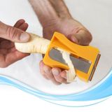 5DM-Kalemtraş Şeklinde Paslanmaz Çelik Havuç Sebze Soyacağı Açacağı