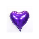 5DM Kalp Balon Folyo Mor 45 Cm 18 Inç
