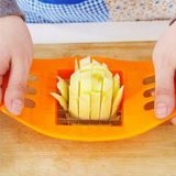 5dm-Kare Dizayn Pratik Kolay Patates Dilimeme Aleti Aparatı Bıçağı - Çok Renkli