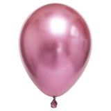 5DM Krom Balon Pembe, 6 Adet, Metalik Balon Seti