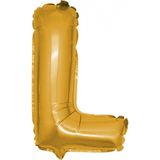 5DM L (gold) Harf Folyo Balon - 90 Cm - Altın Folyo Harf Balon