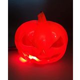 5DM-Led Işıklı ve Sesli Saplı Balkabağı Turuncu Dekor Süs- Halloween Cadı Konsept