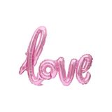 5DM Love Imza Pembe Folyo Balon 60x80 Cm