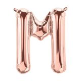 5DM M- Harf 40 Inc Rose Gold Renk Balon 100 Cm