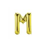 5DM M Harf Folyo Gold Renk Balon Küçük 35 Cm