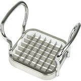 5dm Metal Patates Kesici Sebze Meyve Dilimleyici Parçalayıcı Aparat, Paslanmaz Metal, 12 x 7 x 10 - 0 - 1 lt