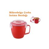 5DM Mikrodalga Fırın Içi Çorba Isıtmak Için Kapaklı Isıtma Kabı