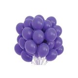 5DM Mor Pastel Balon, 100 Adet, 12 İnç