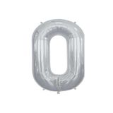 5DM O Harf Folyo Gümüş Balon Küçük 35 Cm