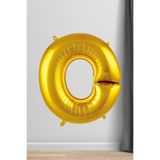 5DM O Harfi Folyo Balon Gold 100 Cm 40 Inç 1 Metre Altın
