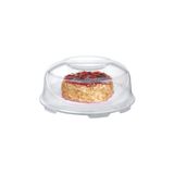 5DM Pasta ve Kek Taşıma Kabı Fanusu, 7 Litre Kapasite, 34,5x15,5 cm, Beyaz