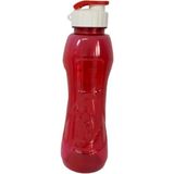 5DM Plastik Suluk Sporcu Matarası - 750 ml - Kırmızı Renkli