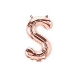 5DM S Harf Folyo Balon Gold Rose 76 Cm