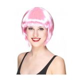 5DM Soft Pembe Renk Parti Peruğu Küt Saç