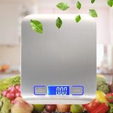 5DM-TF 1002 Hassas Ölçümlü Maksimum 5 Kg Kapasiteli Led Ekran Platin Dijital Mutfak Tartısı