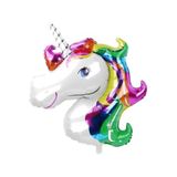 5DM Unicorn Folyo Balon Büyük Boy, Beyaz, Renkli