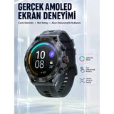 5G Android Sım Kartlı Akıllı Saat Dönebilen Hd Kamera Amoled Ekran Gps Wi-Fi