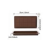 5Gen Tasarım 2'li Paket Dubai Çikolatası Kalıbı Yerli Üretim %100 Silikon Tablet Kalıp (25x13.5x2cm)