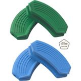 5gen Tasarım Tava ve Tencereler Için Uyumlu Isıya Dayanıklı Silikon Tutacak Set (2 Set 4 Adettir) - Mavi - Yeşil