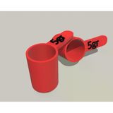 5Gr Hassas Ölçü Kaşığı - Mutfak Ve Takviye Edici Gıda Ölçeği - Stl