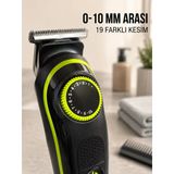 5'İ 1 Arada Erkek Tıraş Makinesi Hassas Kesim Sıfır Tıraş Ve Sakal Bakım Seti - Lisinya