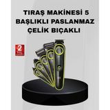 5’İ 1 Arada Şarjlı Erkek Bakım Seti Led Göstergeli Ve Suya Dayanıklı Mir66996298