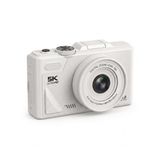 5K Dijital Kamera, Fotoğrafçılığa Yeni Başlayanlar İçin Auto Focus Fotoğraf Makinesi, 3 İnç Katlanabilir IPS Ekran, Çocuklar ve Öğrenciler İçin Hediye Kamera, Hafıza Kartı Hediye (Beyaz)