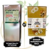 5kg Teneke Karakovan+ 5 lt Soğuk Sıkım Zeytinyağı - 10 kg