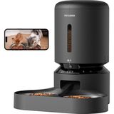 5l Akıllı Otomatik Mama Kabı Çift Hazneli, 1080P Kamera - Siyah