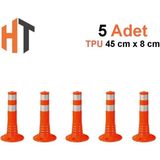 5'li Delinatör Seti 45 x 8 cm %100 Tpu, Esnek Duba