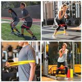 5Li Egzersiz Direnç Bant Seti Pilates Crossfit Ekipmanları (5570)