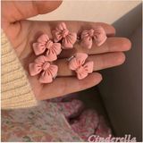 5'li Kurdele Fiyonk Mini Pens Saç Çocuk Toka Seti - Kadın Saç Aksesuarı Süsü Süsleme Klips Toka - Tek Ebat