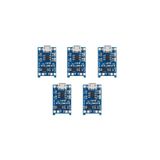 5Li Micro Usb Tp4056 Bms 5v 1a Korumalı Lityum Pil Şarj Devresi P