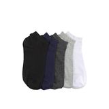 5'li paket%80 Pamuklu Patik Sneakers Erkek Kadın Çorap Renkli 3945
