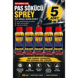 5'li Pas Sökücü Sprey 200 ml | Çok Amaçlı Bakım ve Koruyucu Yağ Spreyi