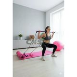5’Li Pilates Seti – 10Mm Pilates Matı + Studio Topu + 1Kg X2 Dambıl + Atlama İpi – Ev Fitness & Full Body Egzersiz Seti