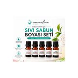 5'Li Sabun Boyası Pembe-Mor-Kırımızı-Turuncu-Yeşil