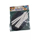 5'Li Sanatçı Resim Spatula & Palet Seti Profesyonel Doku Ve Karıştırma