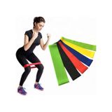5'li Set Aerobik Band Latex Aerobik Bandı Pilates Yoga Lastiği