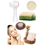 5'Li Set Ölü Deri Akne Leke Sivilce Arındırıcı Gerdirme Beyazlatıcı Peeling Doğal Cilt Yüz Bakım
