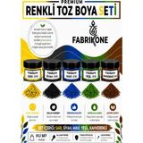 5'Li Set Premium Parafin Soya Wax Toz Mum Boyası Hobi Seti - 5 Cc (Sarı, Siyah, Mavi, Yeşil, Kahverengi) Bkfab5srsmykh5g