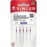 5'li Set Singer Dikiş Makinesi İğnesi 2020 100/16 Standart İğne Dokuma Kumaşlar İçin Uygun
