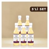 5'li Sirkencübin - Ballı Fermente Içecek - Bal & Organik Elma Sirkesi 330 ml - 5 Adet