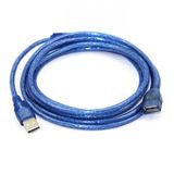 5m Metre USB Uzatma Kablosu Mavi Filtreli - Gerçek Usb 2.0
