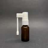 5ml Kahverengi Ağız Spreyli Şişe, 24 Adet, Oral Sprey, Ecza Şişesi, Boş Cam Şişe