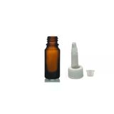 5ml Kahverengi Cam Şişe Getamisin Kapak, Plastik Üstten Damlalıklı Şişe,damlatmalı Şişe,damlatıcı Şişe, 12 Adet