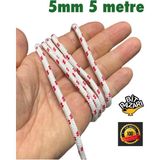 5mm 5 Metre Ipek Halat , Iskota Halat , Salıncak Ipi , Bağlama Ipi - Hamak Ipi