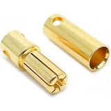 5mm Altın Kaplama Banana Dişi Erkek Soket 60a Pil Batarya Lion Bullet Plug Kablo Konnektör Esc