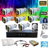 5mp 1440P Warm LED Gece Renkli 8 Kameralı 1 Tb Harddisk Dahil Ahd Güvenlik Kamerası Seti - ST-581T